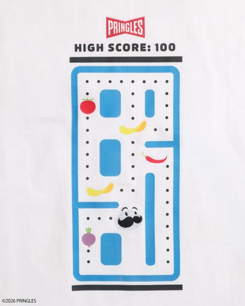 【PRINGLES】ゲーム柄Tシャツ【2026夏物】