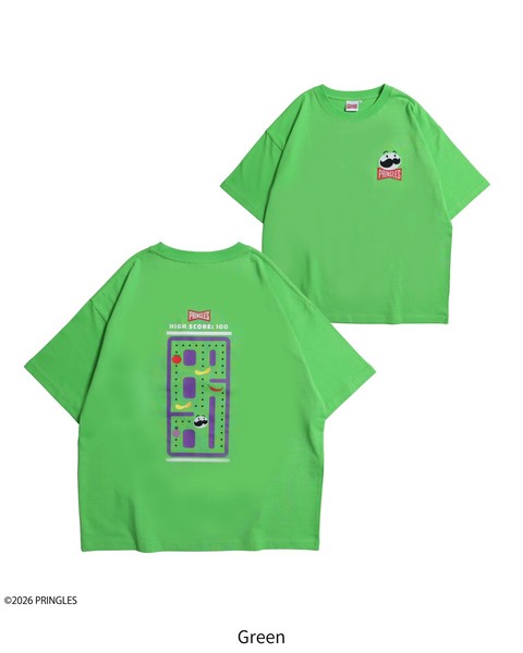【PRINGLES】ゲーム柄Tシャツ【2026夏物】
