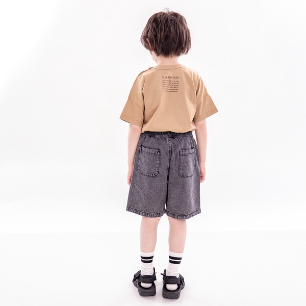ライトオンス　コットンデニム　ハーフパンツ　90017/90018  　 110-160㎝　ショートパンツ