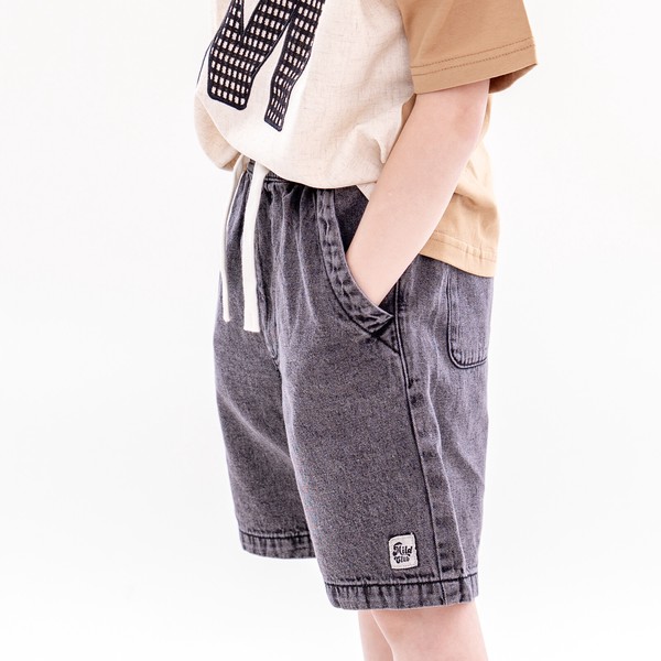 ライトオンス　コットンデニム　ハーフパンツ　90017/90018  　 110-160㎝　ショートパンツ