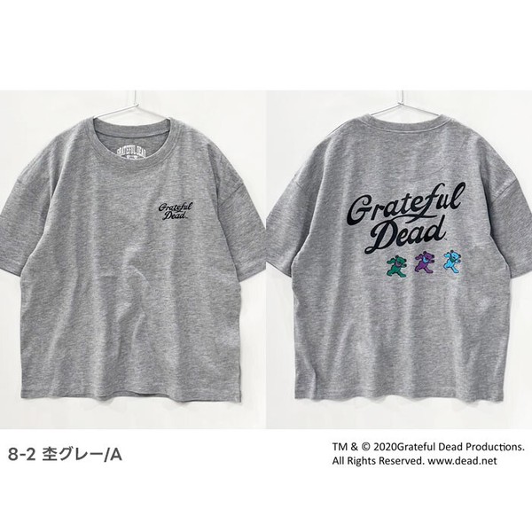 【新作】キッズ 【GRATEFUL DEAD】 オーバーサイズTシャツ「GF26-00」