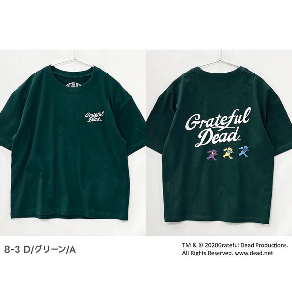 【新作】キッズ 【GRATEFUL DEAD】 オーバーサイズTシャツ「GF26-00」
