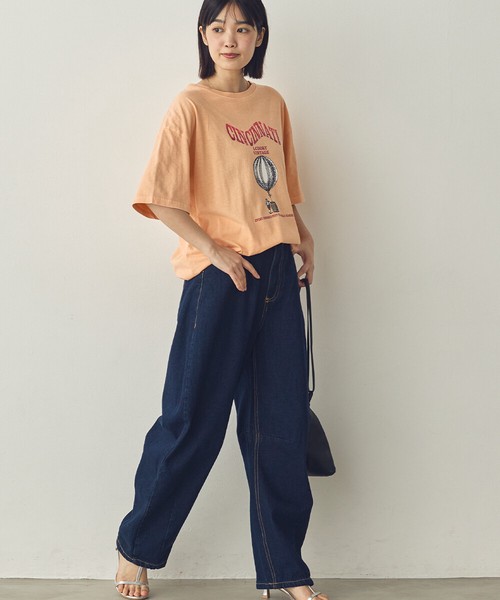 【Saltarse】プリントピグメントTシャツ