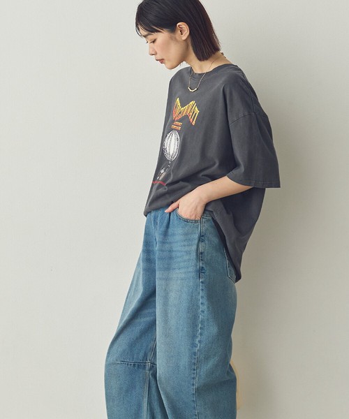 【Saltarse】プリントピグメントTシャツ