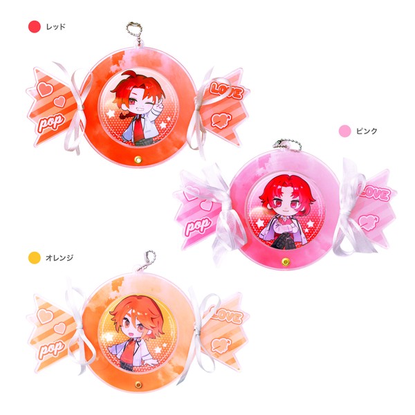 【推し活グッズ】缶バッチアクリルフレーム キャンディーA（ 国産 / UV99%カット / 高透明度）
