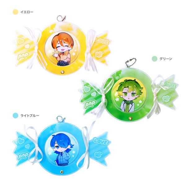 【推し活グッズ】缶バッチアクリルフレーム キャンディーA（ 国産 / UV99%カット / 高透明度）