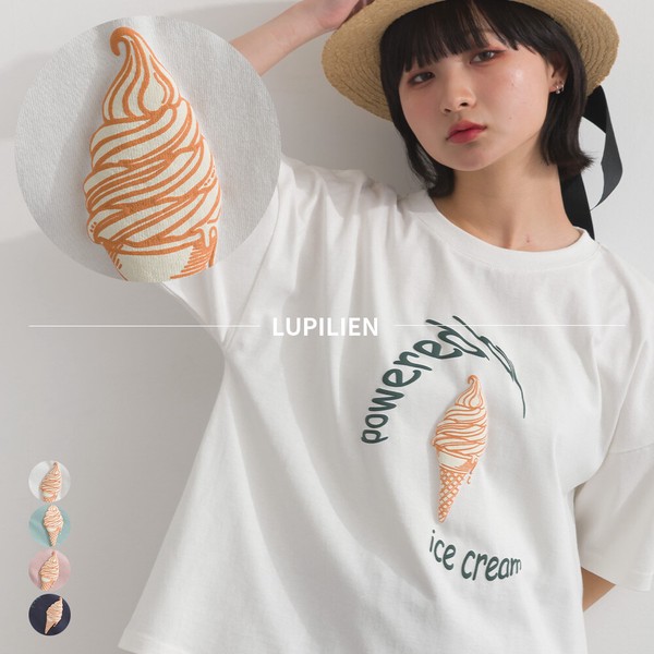 16SOE天竺 ソフトクリーム Tシャツ【2026春夏新作】