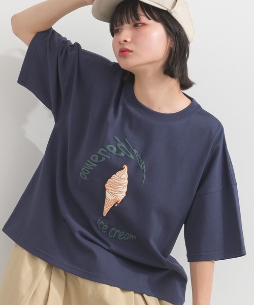 16SOE天竺 ソフトクリーム Tシャツ【2026春夏新作】
