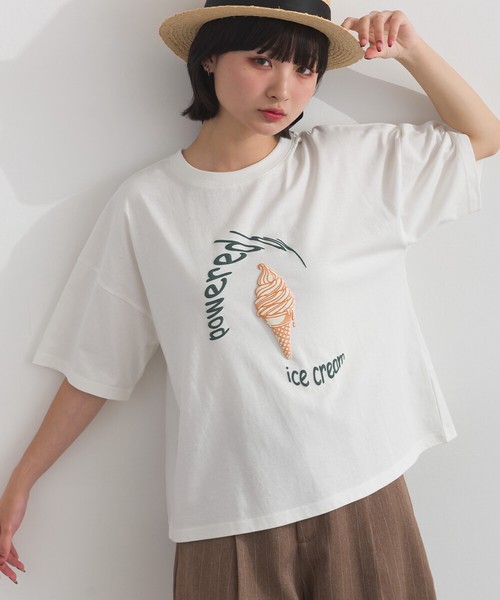 16SOE天竺 ソフトクリーム Tシャツ【2026春夏新作】