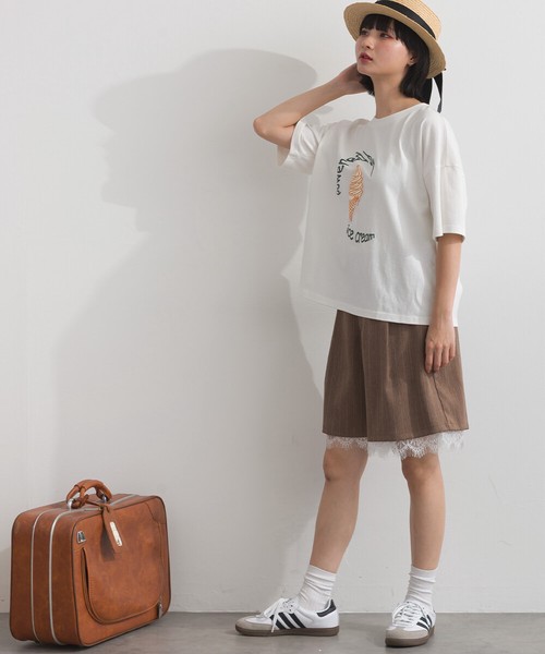 16SOE天竺 ソフトクリーム Tシャツ【2026春夏新作】