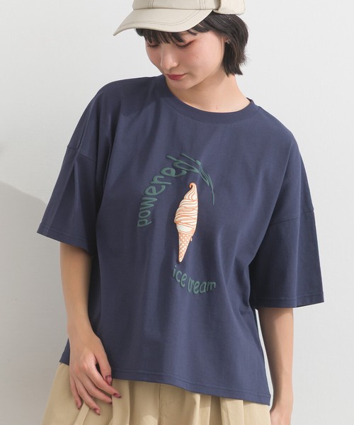 16SOE天竺 ソフトクリーム Tシャツ【2026春夏新作】