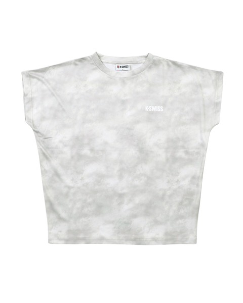 【K-SWISS/ケースイス】タイダイ柄ドルマンスリーブTシャツ2026SS新作