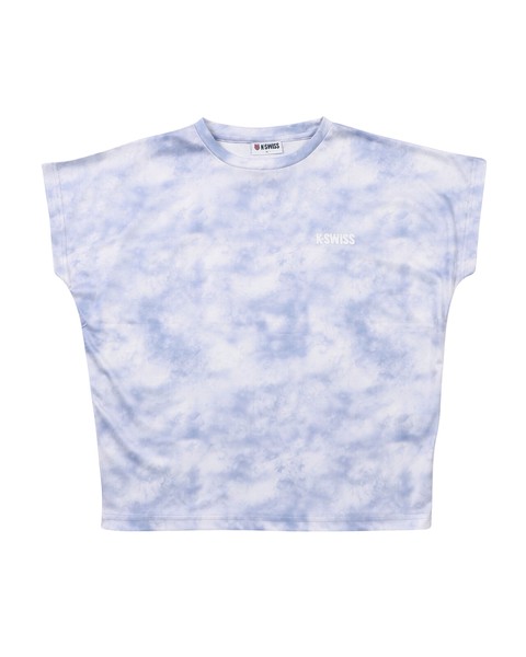 【K-SWISS/ケースイス】タイダイ柄ドルマンスリーブTシャツ2026SS新作