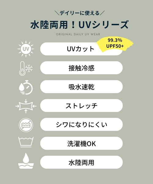 《水陸両用！UVシリーズ》ラッシュガード キャミソール evernavy エバーネイビー