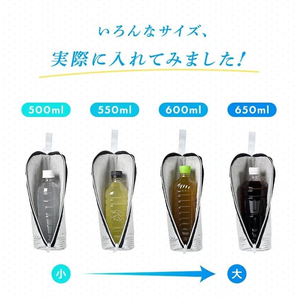 ペットボトル保冷カバー