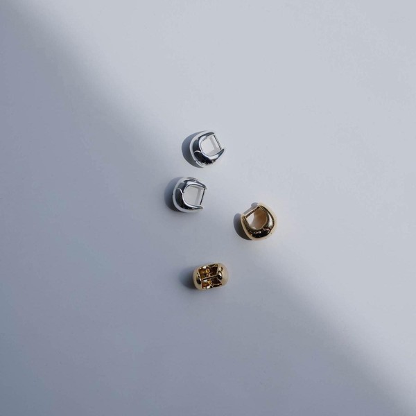 Pebble Hoop Pierce /ぺブルフープピアス【Nothing And Others/ナッシングアンドアザーズ】