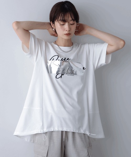 【再入荷：店舗取り寄せ販売】SALE 箔エンボスロゴチュニック【一部予約】2026新作