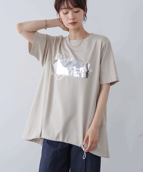 【再入荷：店舗取り寄せ販売】SALE 箔エンボスロゴチュニック【一部予約】2026新作