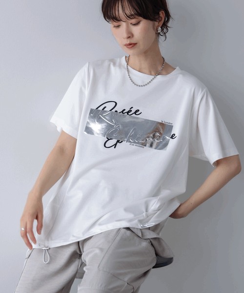 【再入荷：店舗取り寄せ販売】SALE 箔エンボスロゴチュニック【一部予約】2026新作