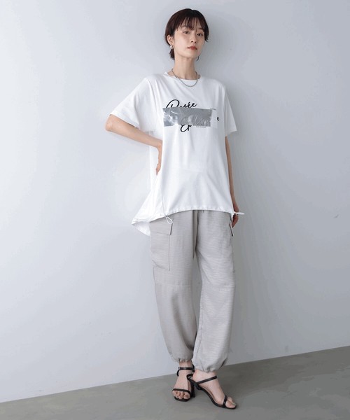 【再入荷：店舗取り寄せ販売】SALE 箔エンボスロゴチュニック【一部予約】2026新作
