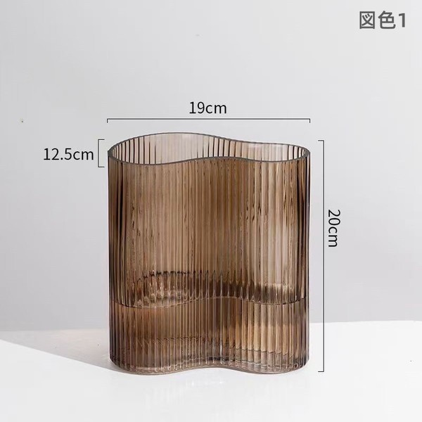 足跡モチーフ花瓶 花なしでも映えるフラワーベース リビングインテリア 芸術的造形 おしゃれ置物雑貨
