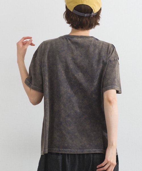 天竺*5.5OZデニム Gジャン風 異素材 切替 リメイク風 半袖 Tシャツ【2026春夏新作】
