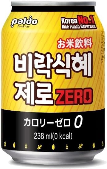 PALDO ビラックシッケゼロ 238ml 韓国飲料 低カロリー ノンシュガー 韓国伝統の発酵飲料