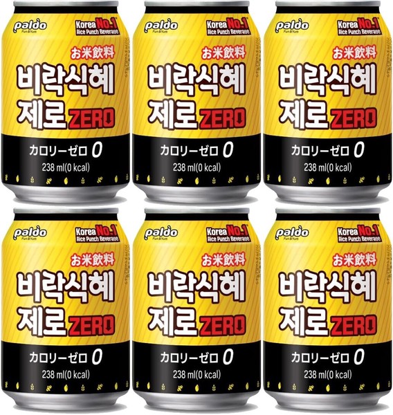 PALDO ビラックシッケゼロ 238ml 韓国飲料 低カロリー ノンシュガー 韓国伝統の発酵飲料