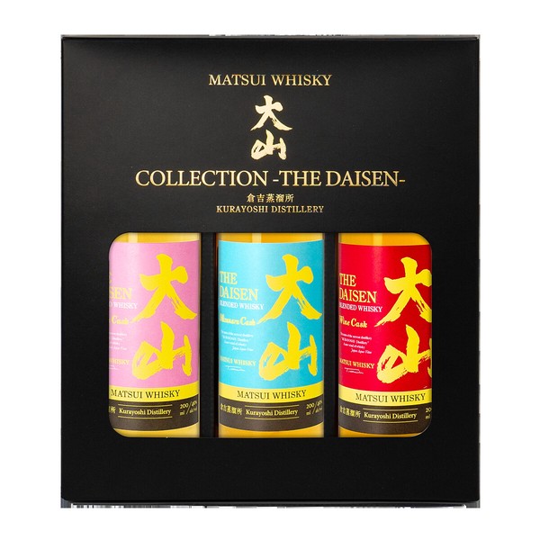 【父の日・ギフト】樽の違いを楽しめる贅沢飲み比べセット　マツイウイスキー大山COLLECTION