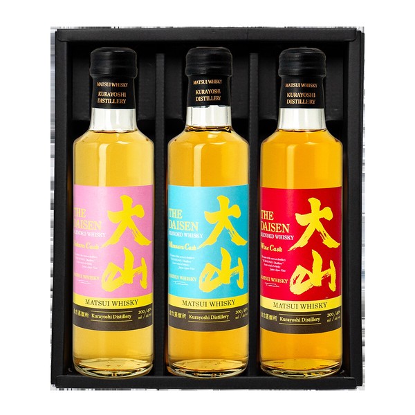 【父の日・ギフト】樽の違いを楽しめる贅沢飲み比べセット　マツイウイスキー大山COLLECTION