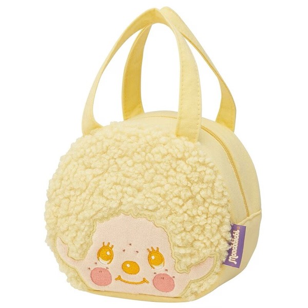 【6月入荷予定】スエット素材ダイカットバッグ モンチッチ イエロー カラーズ
