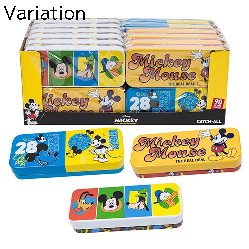 ミッキーマウス 缶ペンケース 3アソート