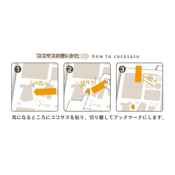ビバリー 付箋 ココサス ちいかわ フェイス CS-183