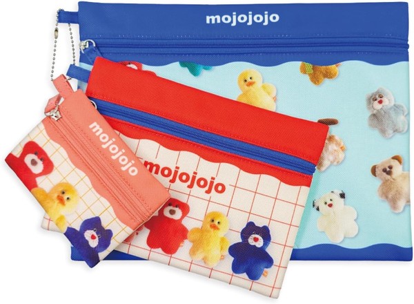 7月上旬入荷　3連ポーチ　mojojojo