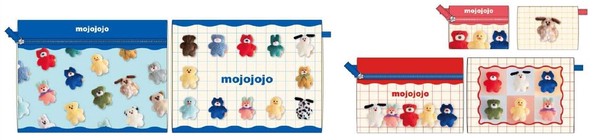 7月上旬入荷　3連ポーチ　mojojojo