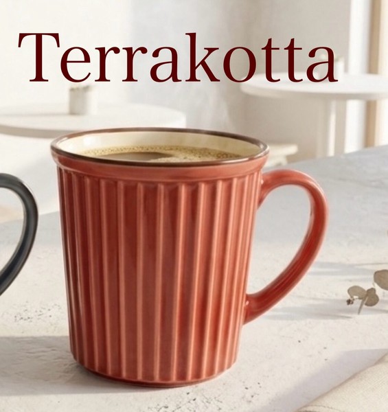 Rib　mug　リブ　マグカップ　【美濃焼　マグカップ　陶器】　ヤマ吾陶器