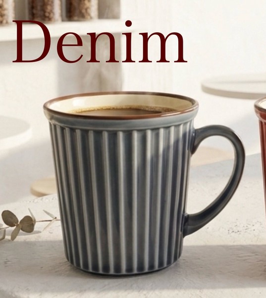 Rib　mug　リブ　マグカップ　【美濃焼　マグカップ　陶器】　ヤマ吾陶器