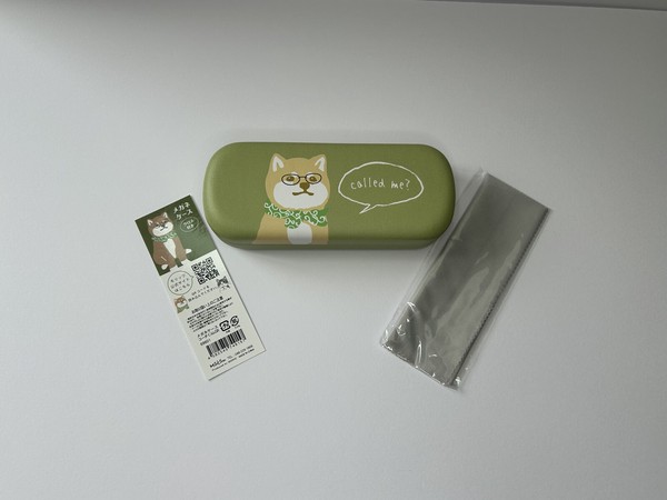 めがねケース　ルーク GR / 犬 猫 アニマル柄