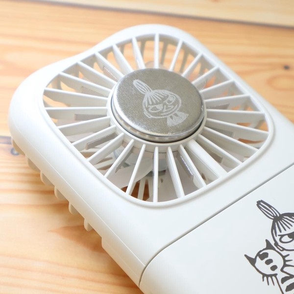 【取寄品】【ハンディ扇風機】ムーミン 冷却プレート付ハンディファン ねこといっしょ