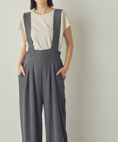 【Saltarse】タック入りオールインワン