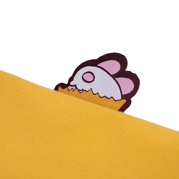 【トートバッグ】おぱんちゅうさぎ ぴょこっとトートバッグ オレンジ