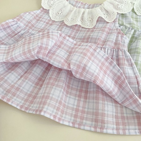 韓国スタイル 2色6サイズ シャツ パンツ 2点セット セットアップ フリル 春 夏 子供