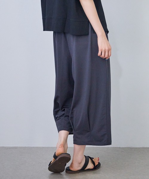 ❅接触冷感❅ 裾タック ボリュームジョガーパンツ  2026春夏　Economico