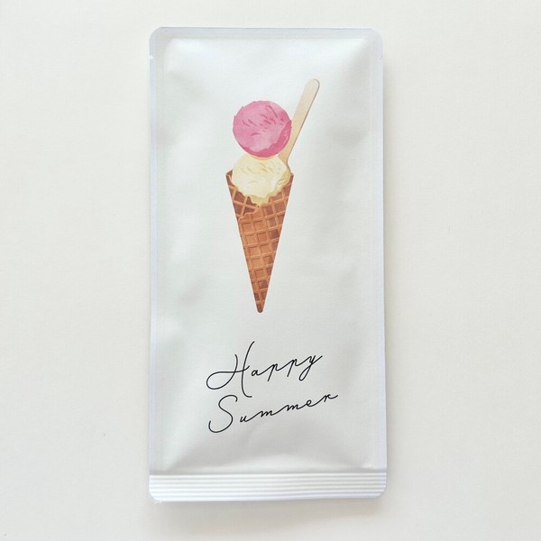 お茶メール（夏_Happy summer_アイスクリーム・水出しれもん煎茶TB 5g×5P）【ハーブティー/アイスティー】