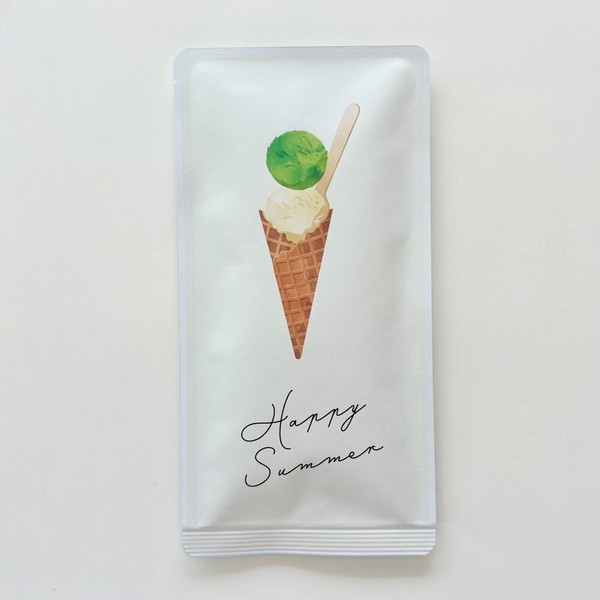 お茶メール（夏_Happy summer_アイスクリーム・水出しれもん煎茶TB 5g×5P）【ハーブティー/アイスティー】
