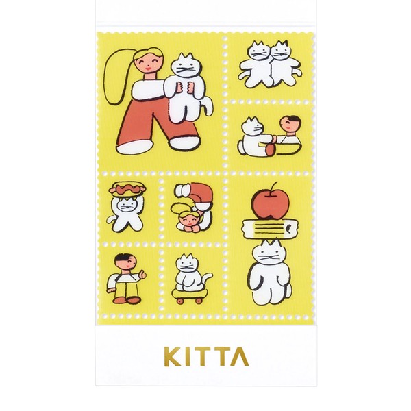 【キングジム】KITTA CLEAR(キッタ クリア) ネコトイッショ