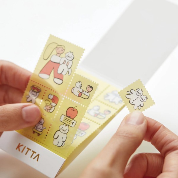 【キングジム】KITTA CLEAR(キッタ クリア) ネコトイッショ