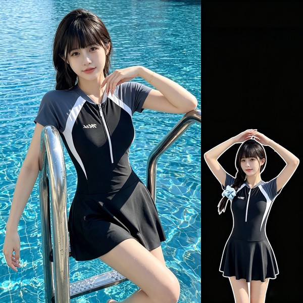 韓国スタイル 4サイズ 水着 ワンピース 夏 海 プール リゾート レディース