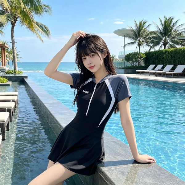 韓国スタイル 4サイズ 水着 ワンピース 夏 海 プール リゾート レディース