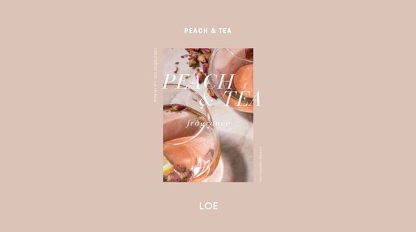 【香水・フレグランス】 LOE（ロエ） ピーチ アンド ティー 50ml/韓国コスメ/ギフト/オードトワレ/ピーチ